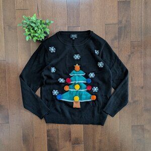 CHRISTMAS TREE VINTAGE KNIT SWEATER